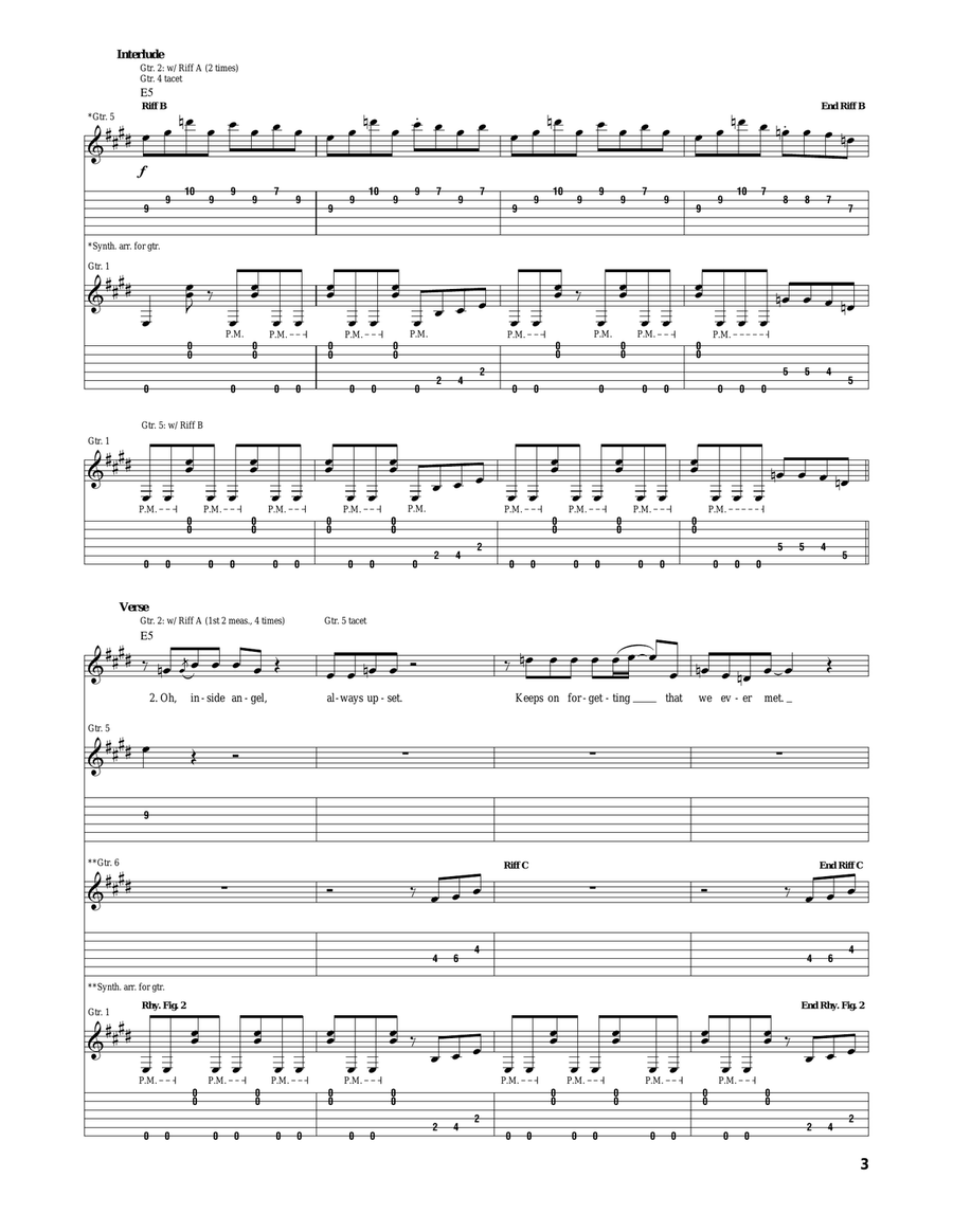 The Dangerous Type The Dangerous Type Acoustic Guitar scores gallery preview page 3