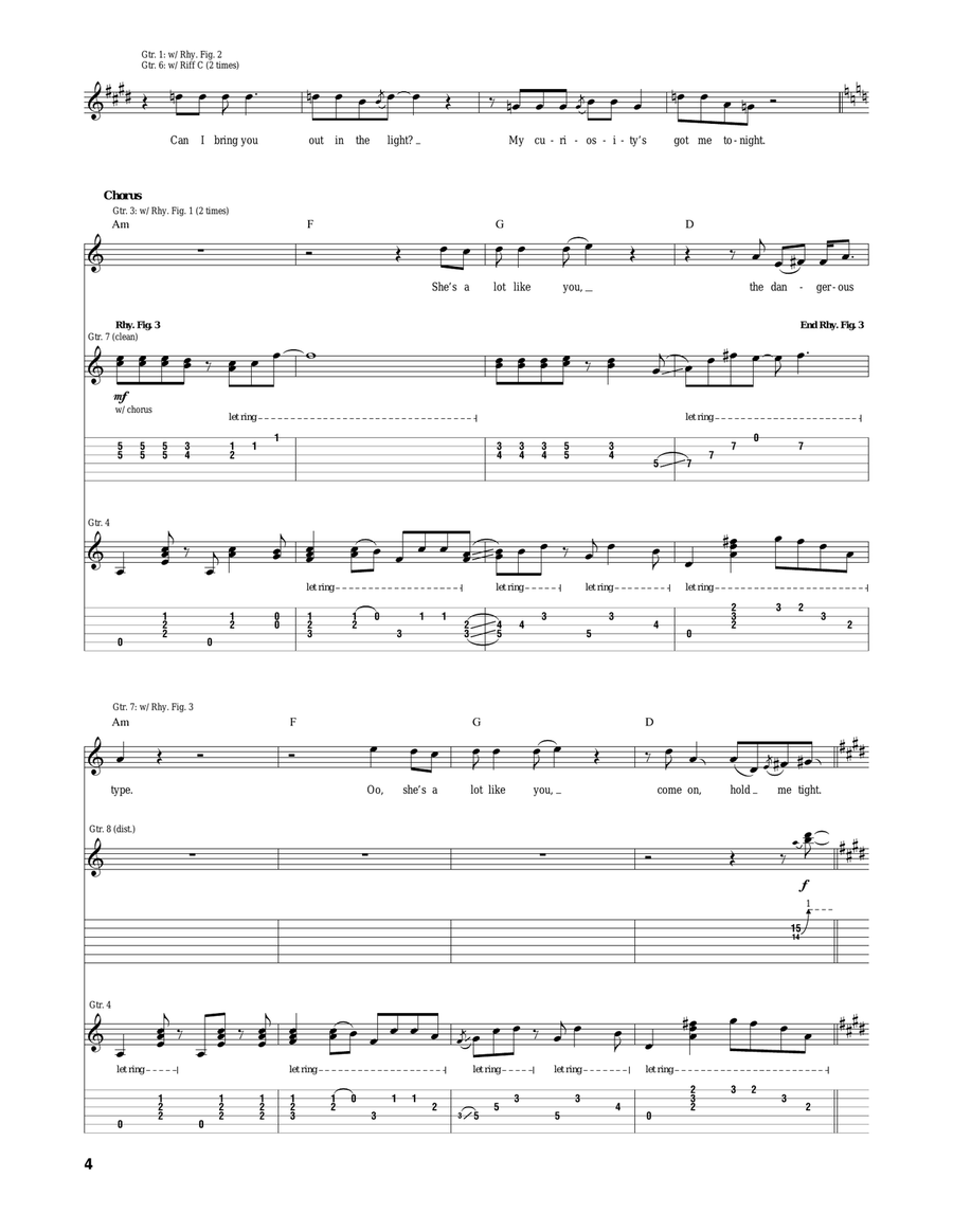 The Dangerous Type The Dangerous Type Acoustic Guitar scores gallery preview page 4