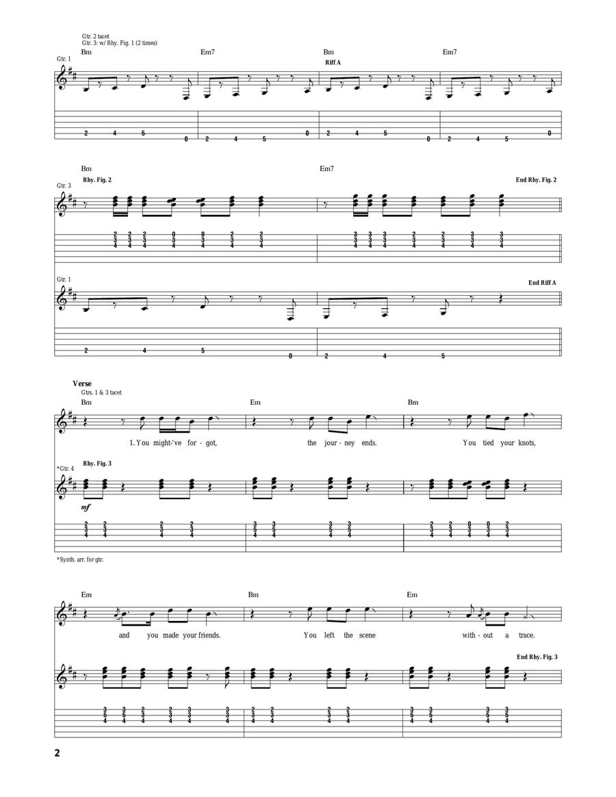 Hello Again Hello Again Acoustic Guitar scores gallery preview page 2