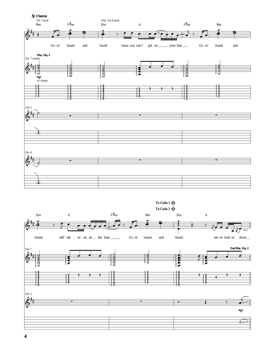 I'm Not The One Acoustic Guitar scores gallery preview page 4