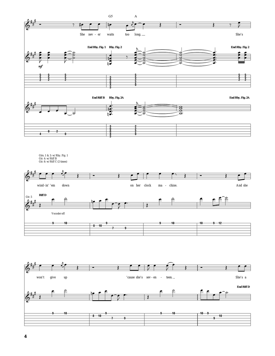 Let's Go Let's Go Acoustic Guitar scores gallery preview page 4
