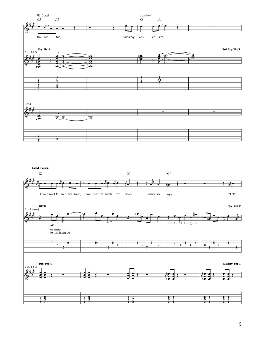 Let's Go Let's Go Acoustic Guitar scores gallery preview page 5