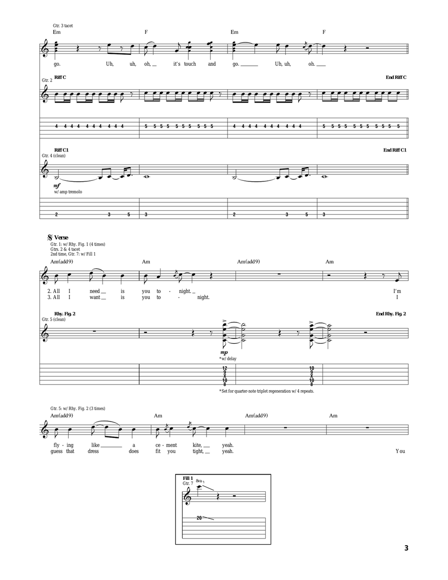 Touch And Go Touch And Go Acoustic Guitar scores gallery preview page 3