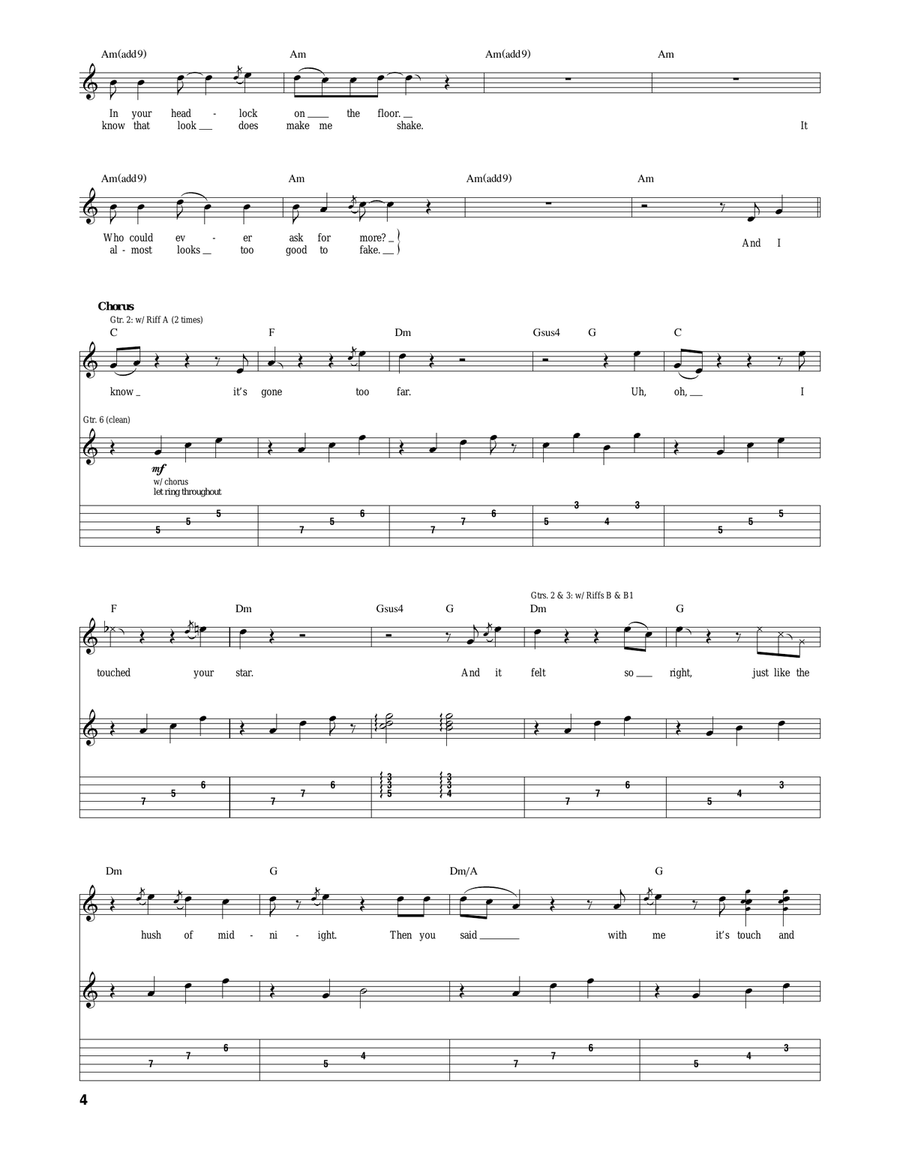 Touch And Go Touch And Go Acoustic Guitar scores gallery preview page 4