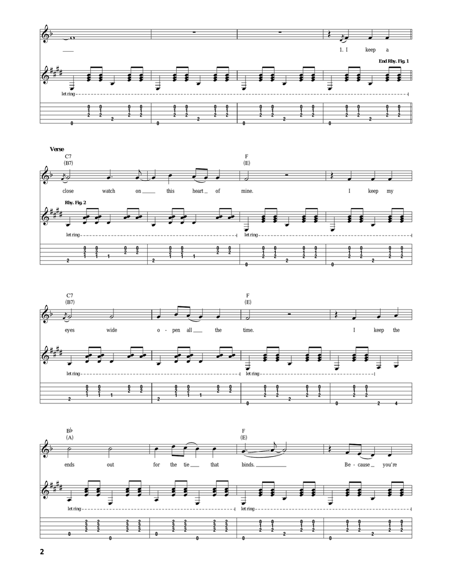 I Walk The Line I Walk The Line Acoustic Guitar scores gallery preview page 2