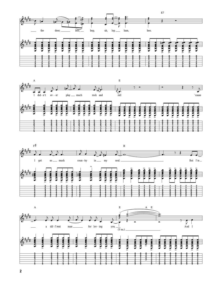 I Will Rock And Roll With You Electric Guitar scores gallery preview page 2