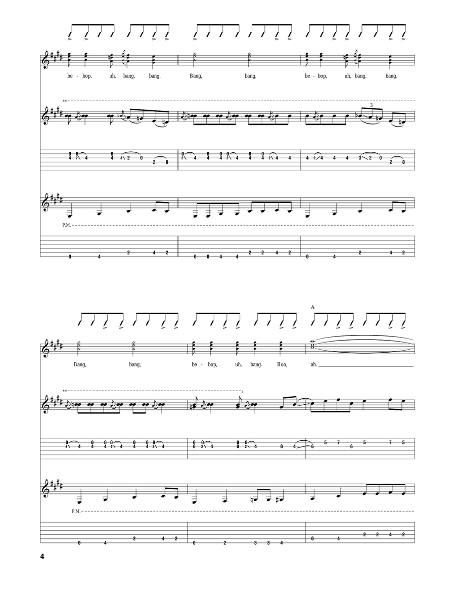 I Will Rock And Roll With You Electric Guitar scores gallery preview page 4