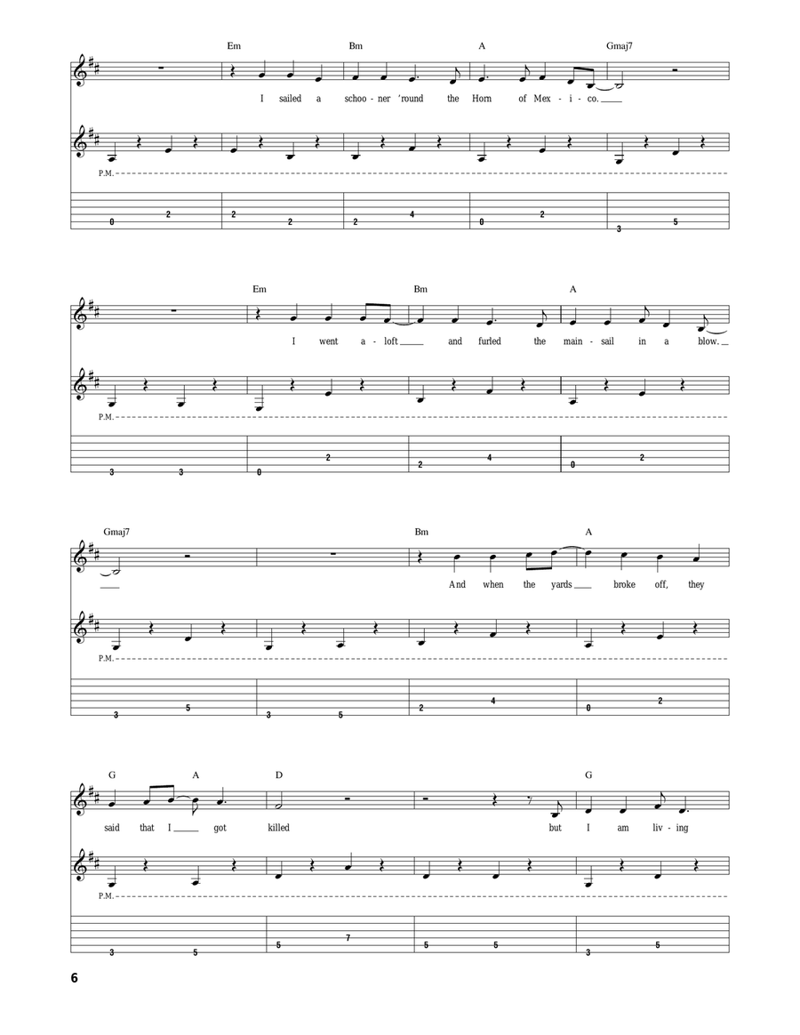 The Highwayman The Highwayman Electric Guitar scores gallery preview page 6