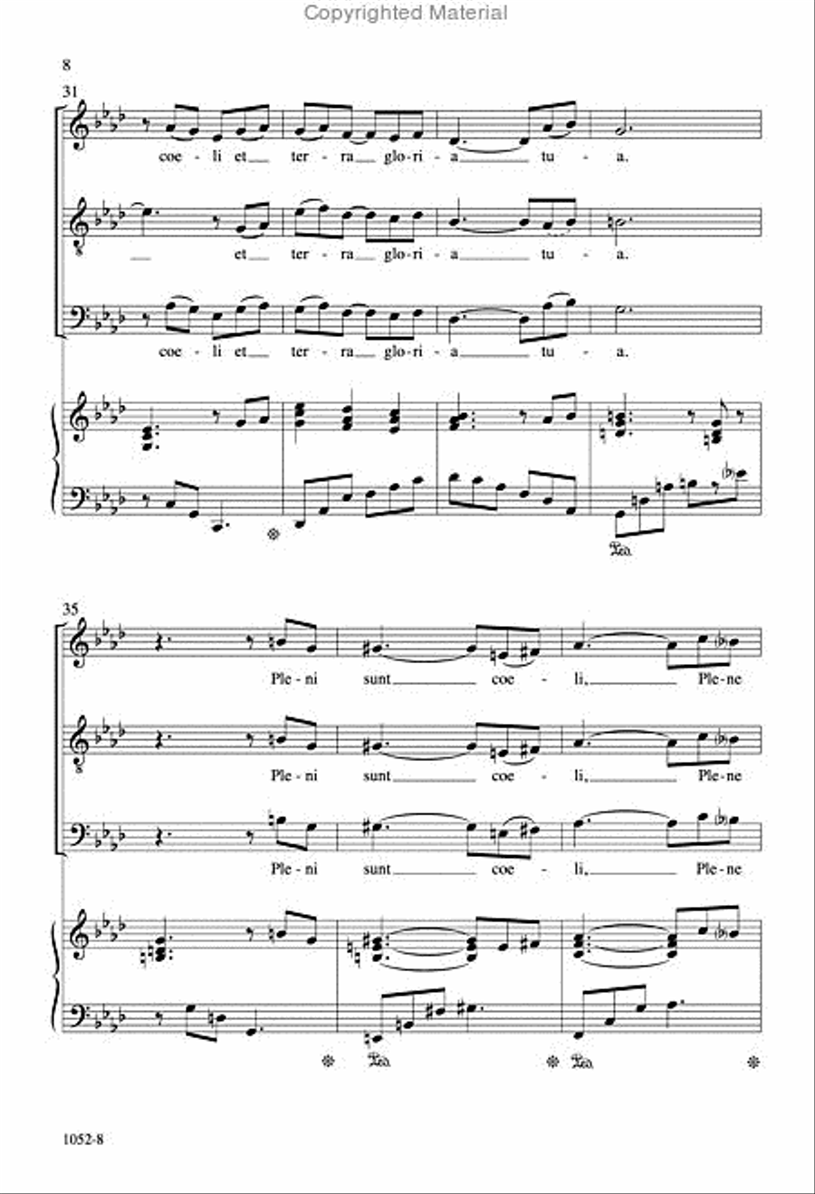Sanctus - SATB Octavo Sanctus - SATB Octavo 4-Part scores gallery preview page 7