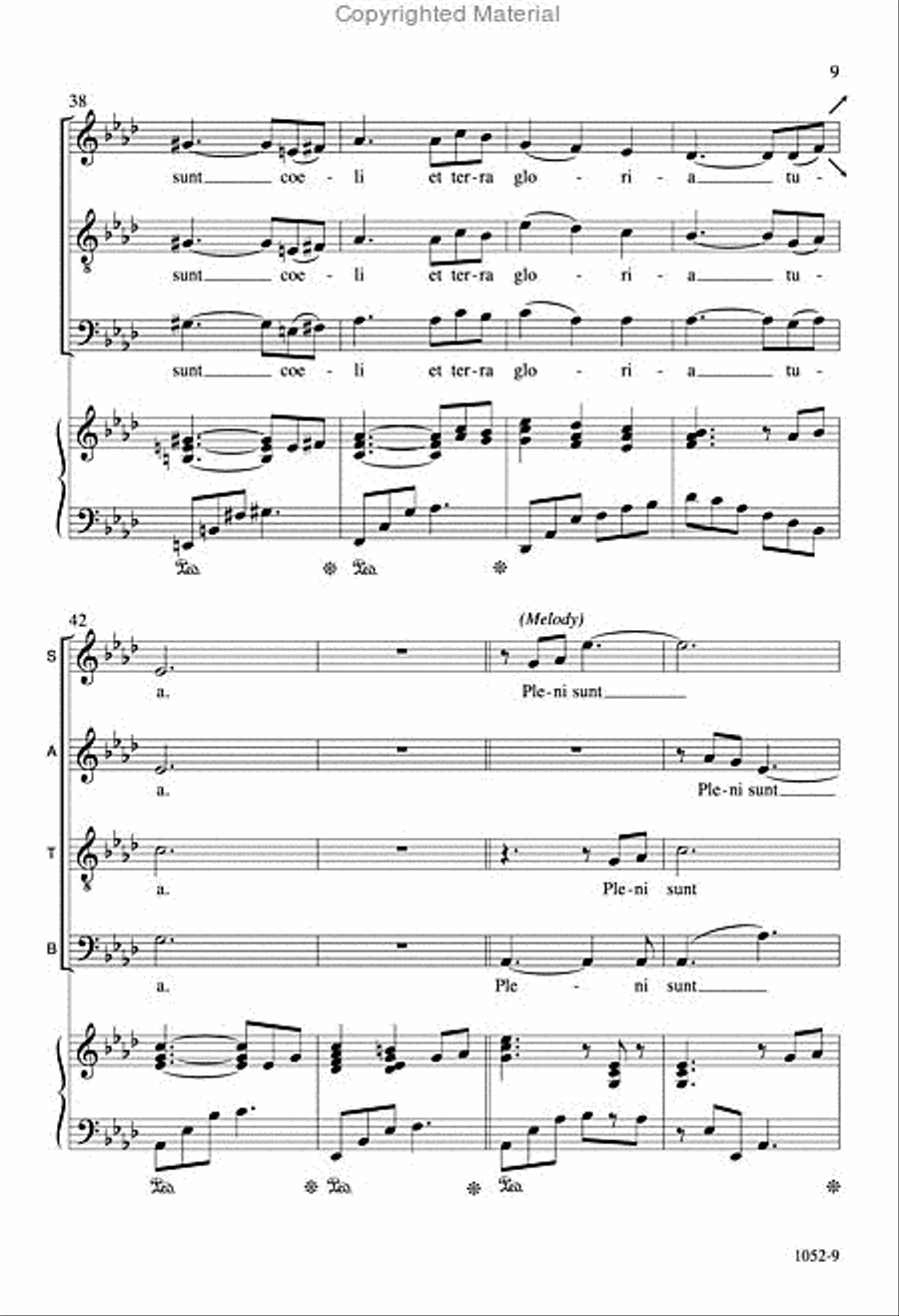 Sanctus - SATB Octavo Sanctus - SATB Octavo 4-Part scores gallery preview page 8