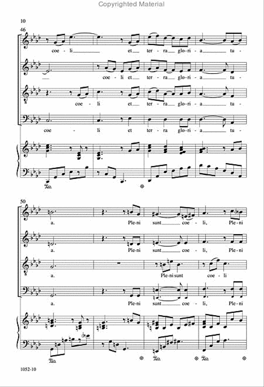 Sanctus - SATB Octavo Sanctus - SATB Octavo 4-Part scores gallery preview page 9