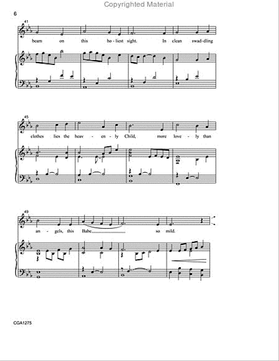 Oh Come, Little Children Oh Come, Little Children Unison Choir scores gallery preview page 5