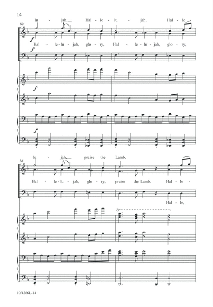 Hark, I Hear the Harps Eternal 3-Part scores gallery preview page 15