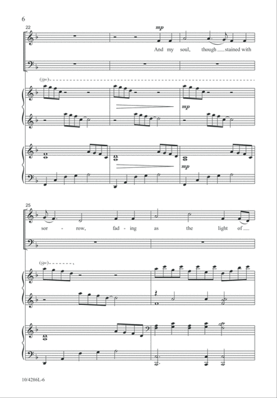 Hark, I Hear the Harps Eternal 3-Part scores gallery preview page 7