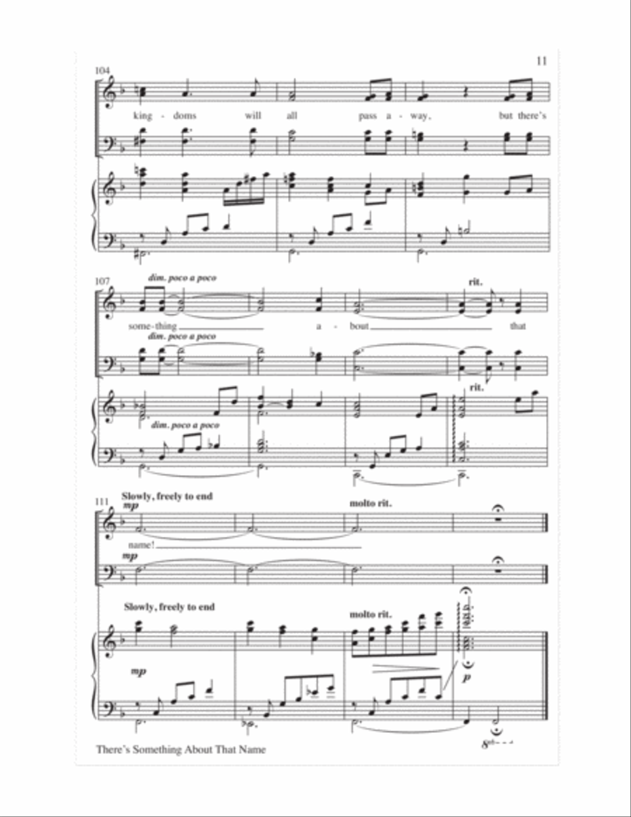 There's Something About That Name 4-Part scores gallery preview page 12