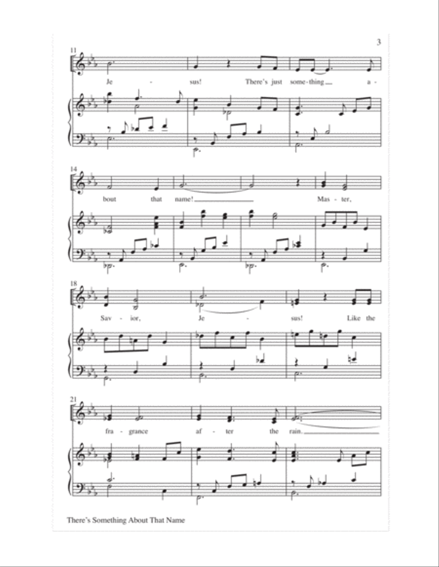 There's Something About That Name 4-Part scores gallery preview page 4