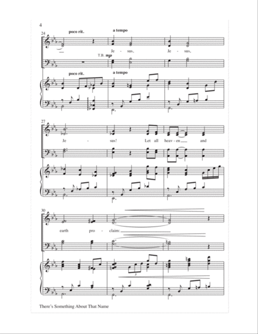 There's Something About That Name 4-Part scores gallery preview page 5