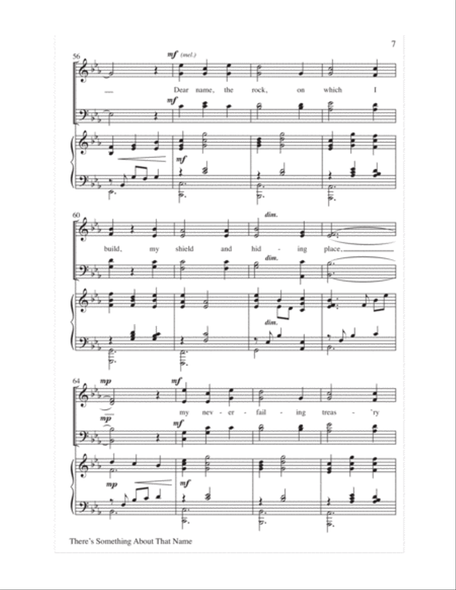 There's Something About That Name 4-Part scores gallery preview page 8
