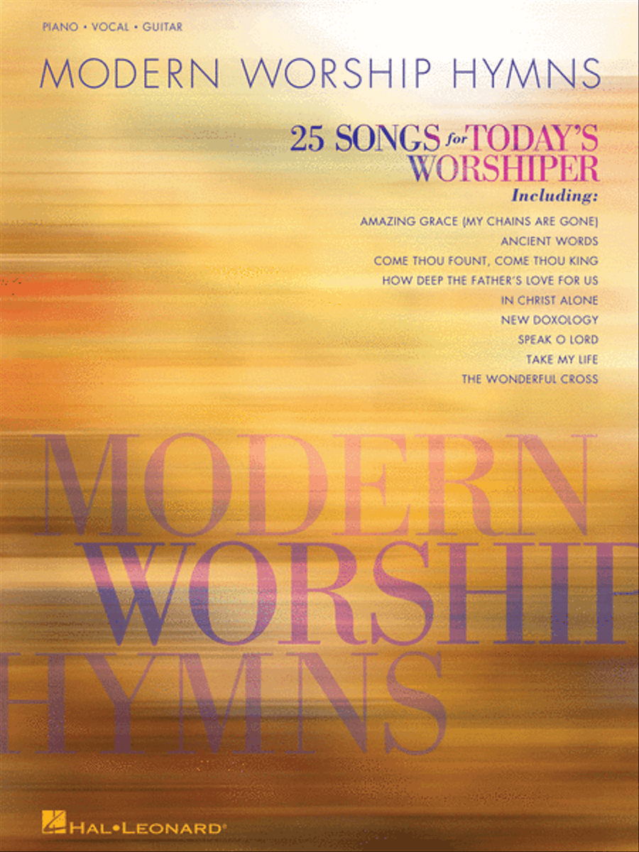 Modern Worship Hymns Piano, Vocal, Guitar scores gallery preview page 1