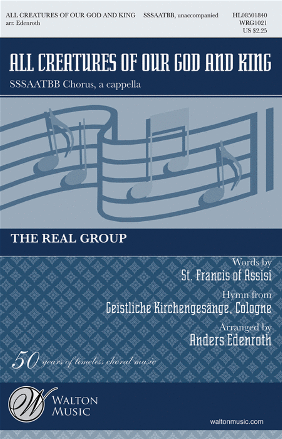 All Creatures of our God and King Choir scores gallery preview page 1