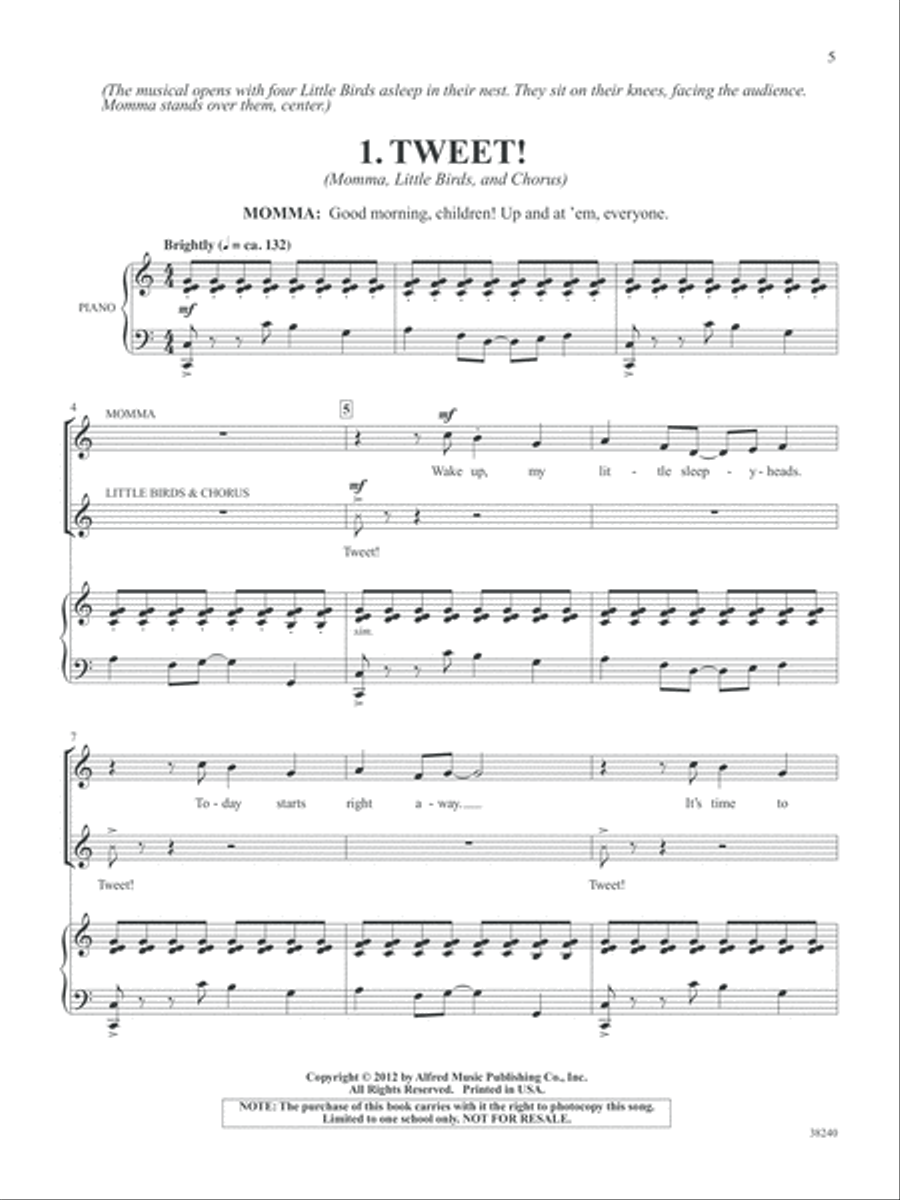 Tweet! - SoundTrax CD (CD only) Choir scores gallery preview page 4