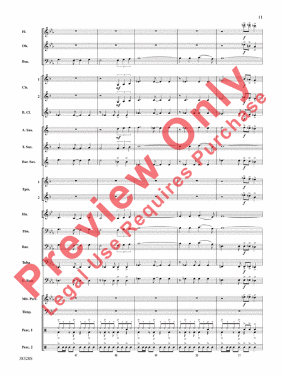 Let Me Be Your Star Let Me Be Your Star Concert Band scores gallery preview page 12