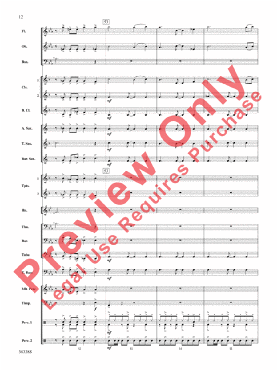 Let Me Be Your Star Let Me Be Your Star Concert Band scores gallery preview page 13