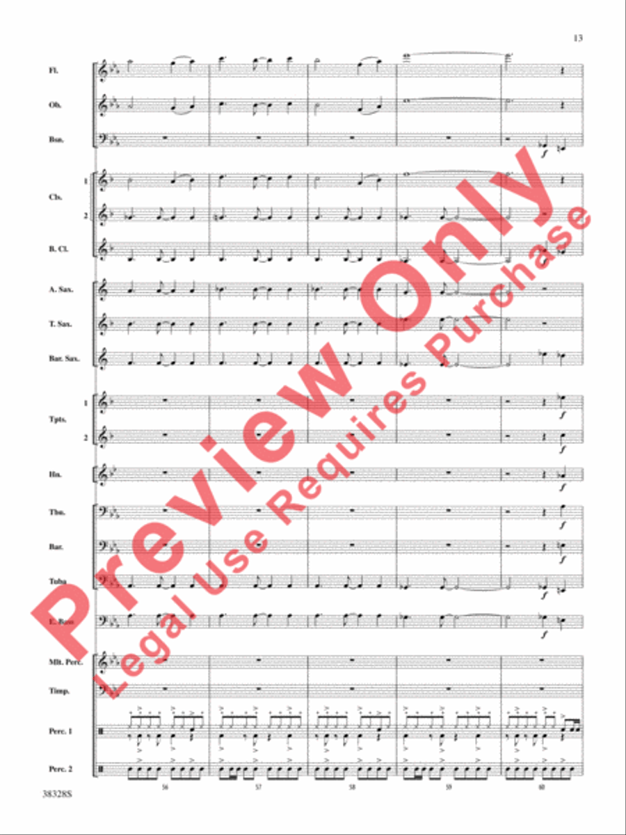 Let Me Be Your Star Let Me Be Your Star Concert Band scores gallery preview page 14