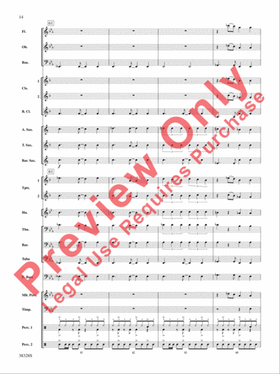 Let Me Be Your Star Let Me Be Your Star Concert Band scores gallery preview page 15