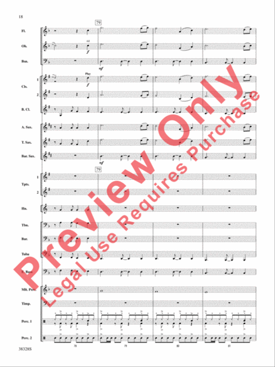 Let Me Be Your Star Let Me Be Your Star Concert Band scores gallery preview page 19
