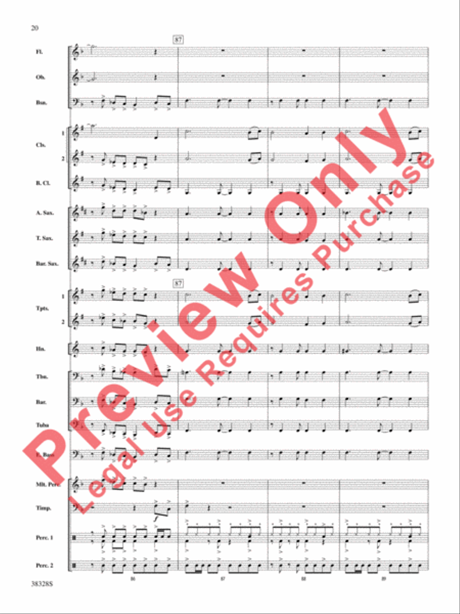 Let Me Be Your Star Let Me Be Your Star Concert Band scores gallery preview page 21