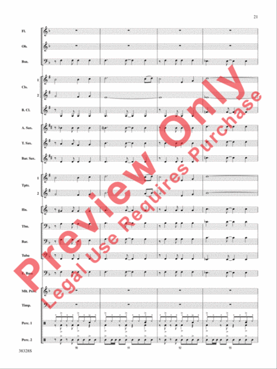 Let Me Be Your Star Let Me Be Your Star Concert Band scores gallery preview page 22