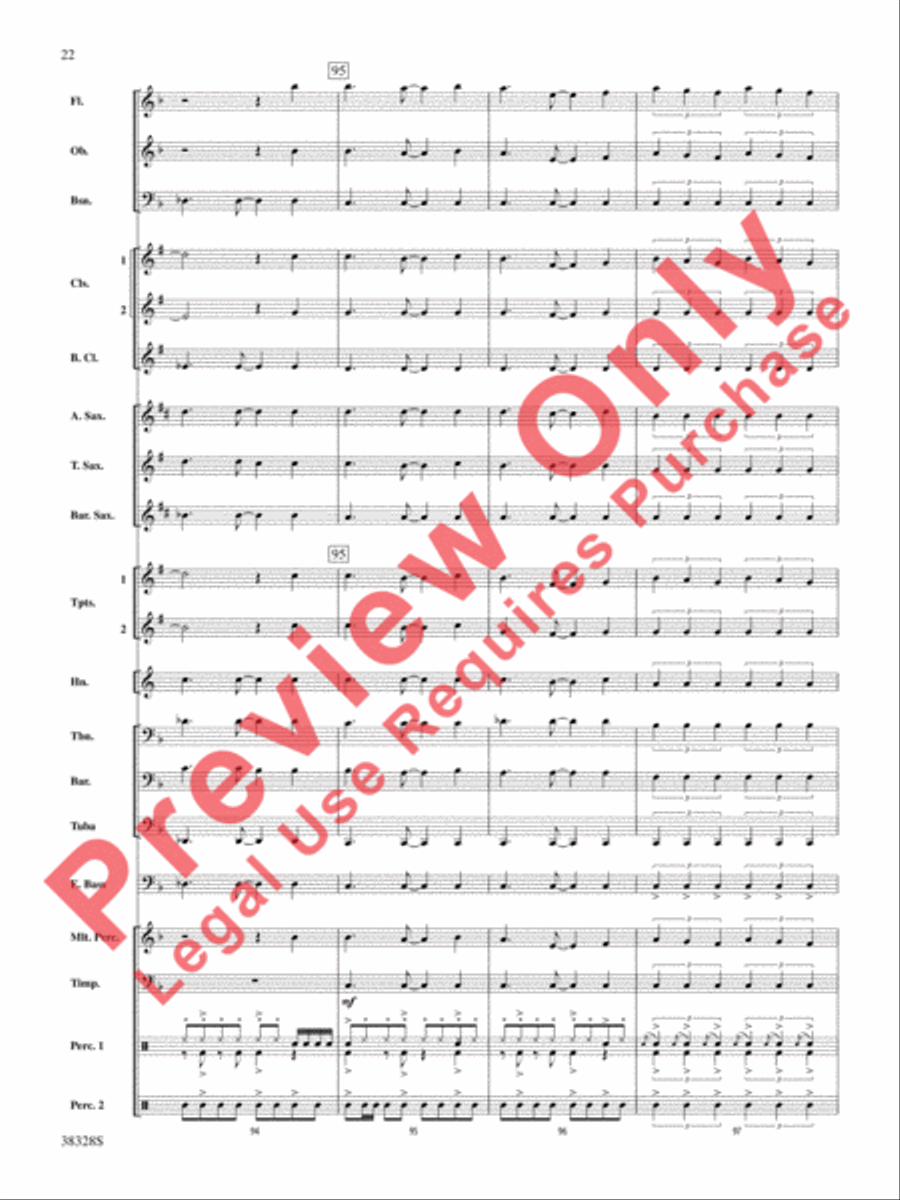 Let Me Be Your Star Let Me Be Your Star Concert Band scores gallery preview page 23