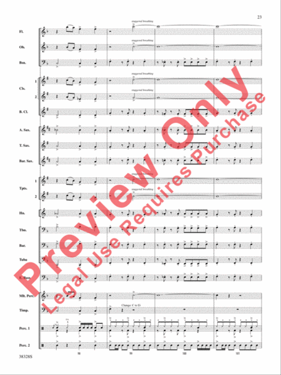 Let Me Be Your Star Let Me Be Your Star Concert Band scores gallery preview page 24