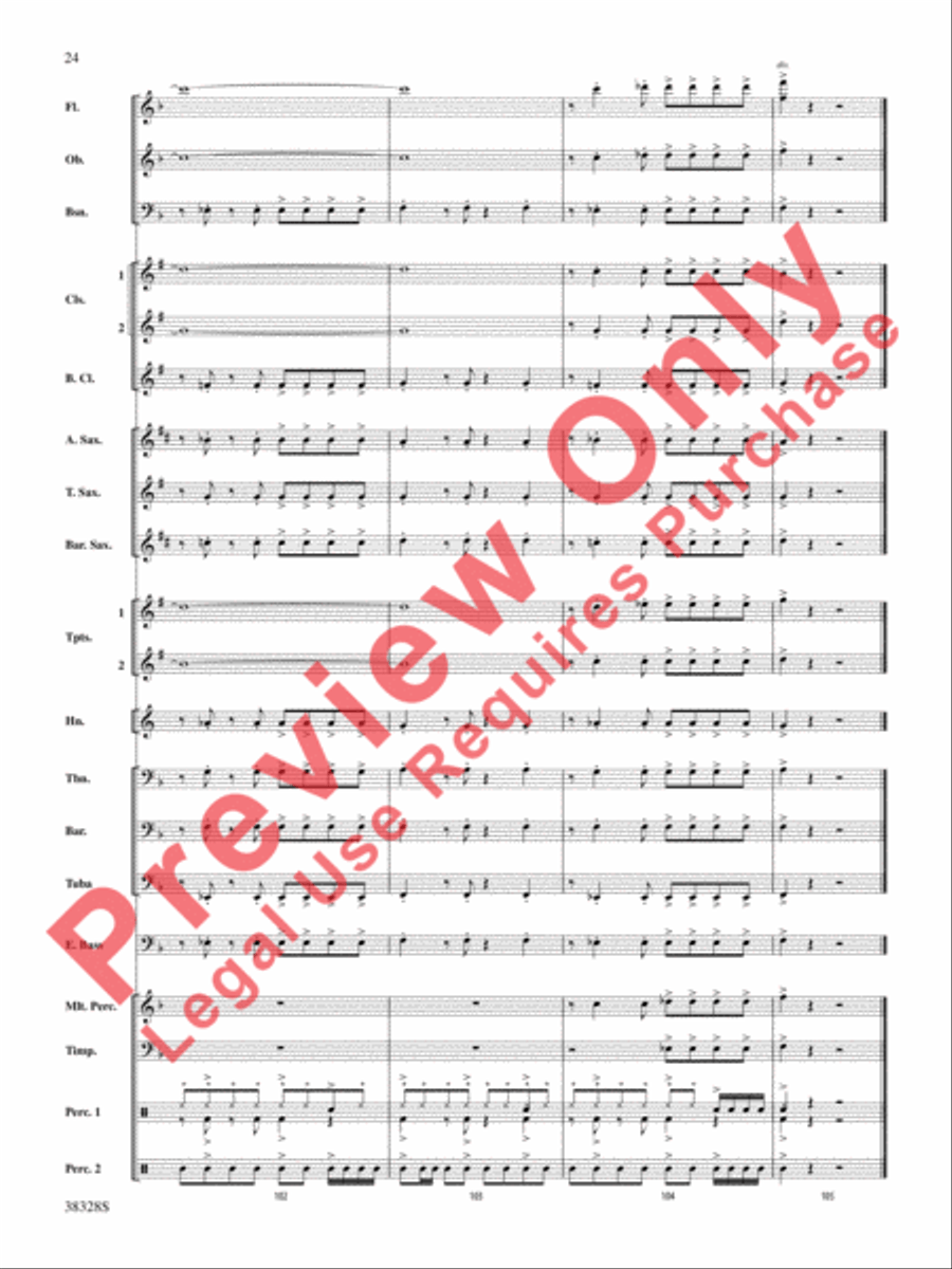 Let Me Be Your Star Let Me Be Your Star Concert Band scores gallery preview page 25