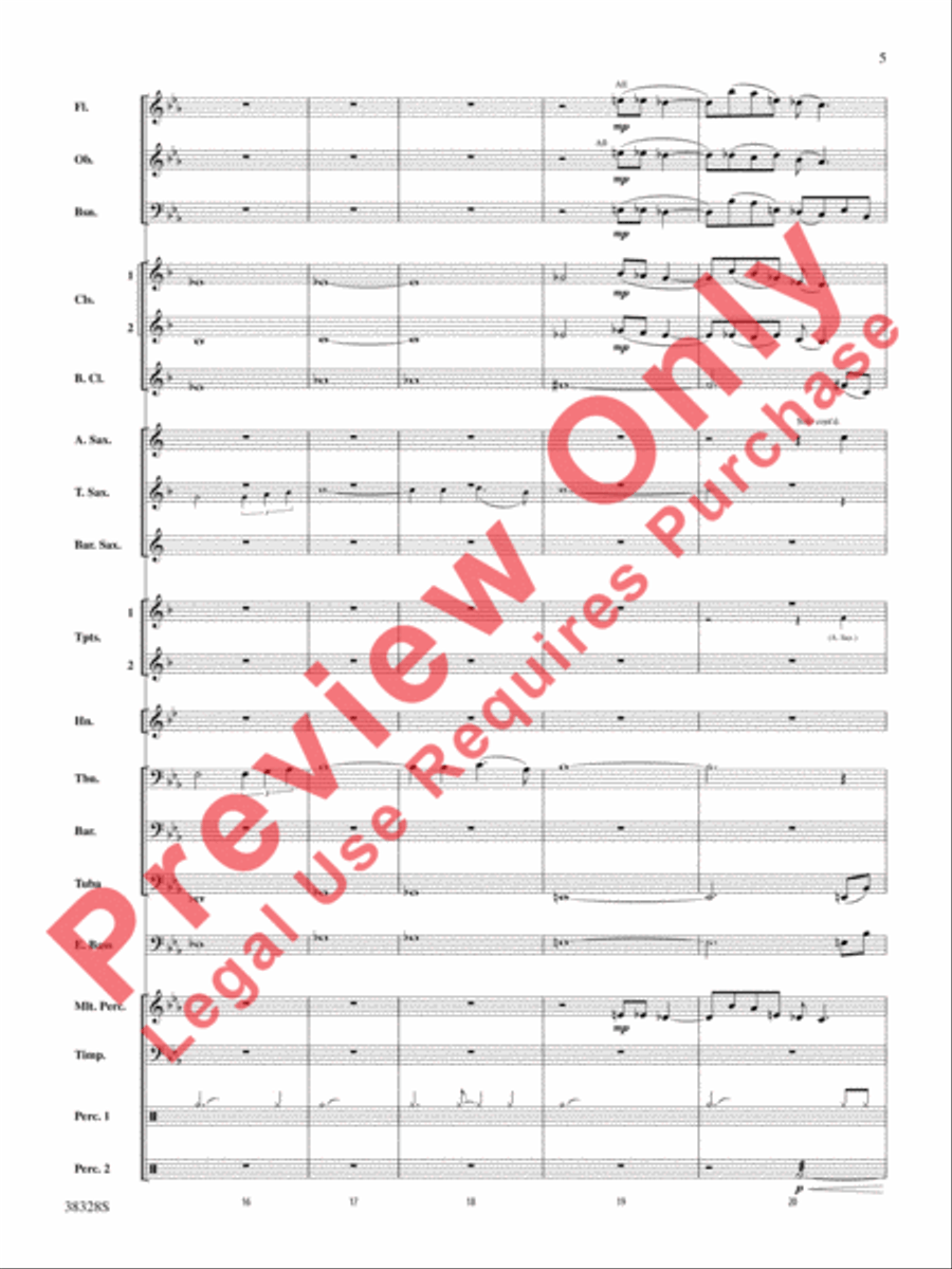 Let Me Be Your Star Let Me Be Your Star Concert Band scores gallery preview page 6