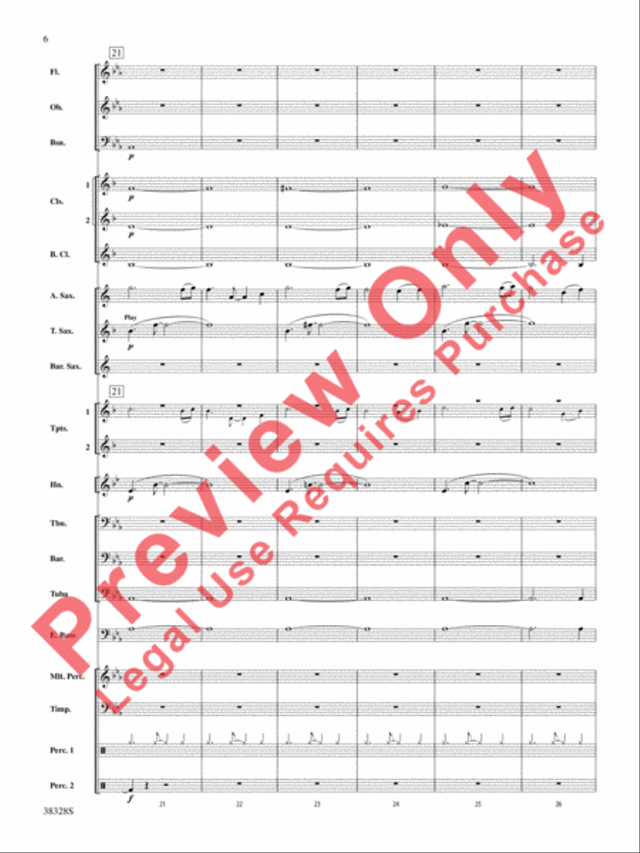 Let Me Be Your Star Let Me Be Your Star Concert Band scores gallery preview page 7