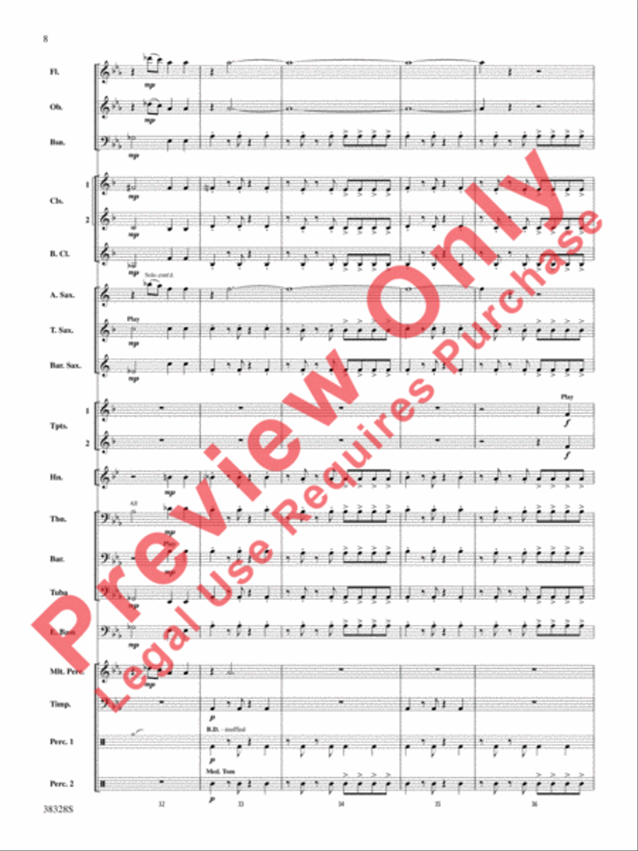 Let Me Be Your Star Let Me Be Your Star Concert Band scores gallery preview page 9
