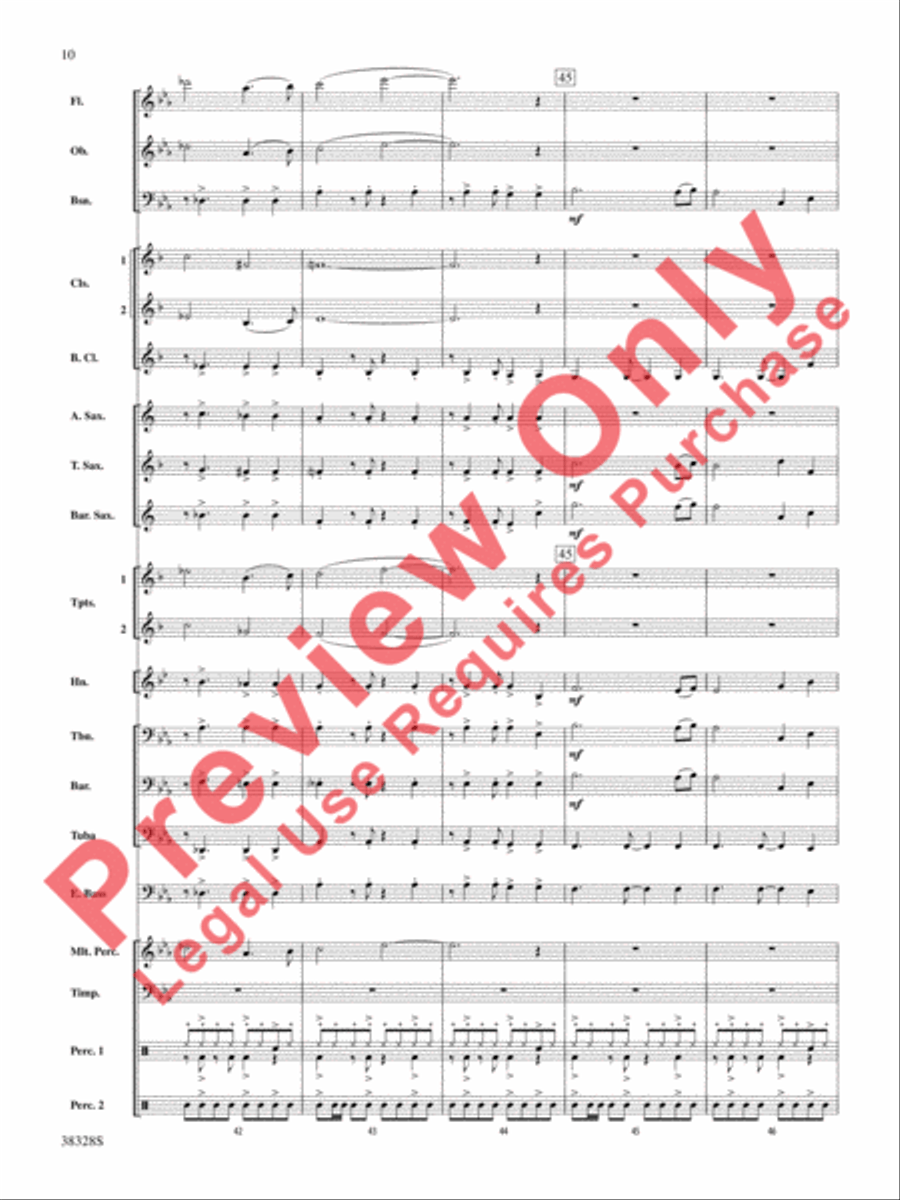 Let Me Be Your Star Let Me Be Your Star Concert Band scores gallery preview page 11
