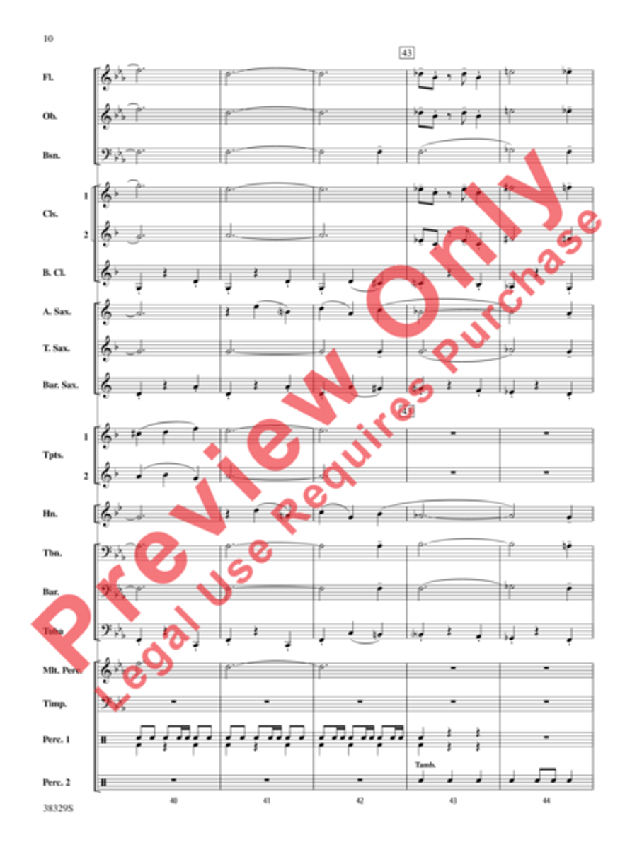 The Chase The Chase Concert Band scores gallery preview page 21