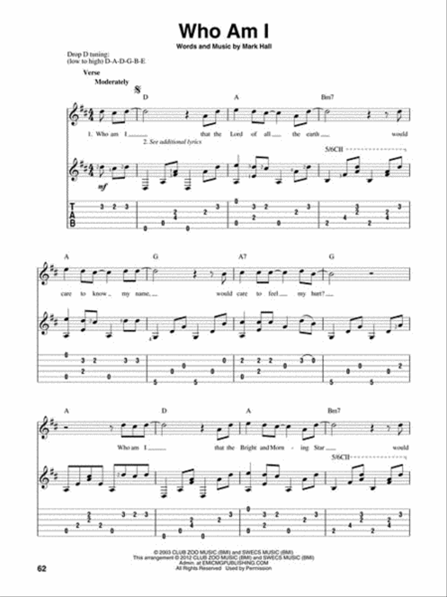 Fingerpicking Christian Fingerpicking Guitar scores gallery preview page 4
