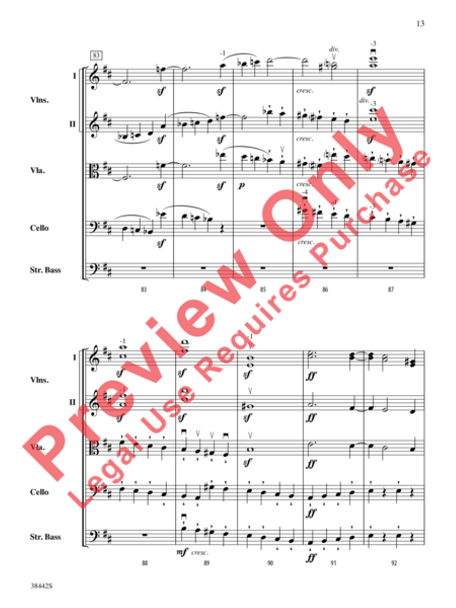 Sonata, Opus 10, No. 3 Sonata, Opus 10, No. 3 String Orchestra scores gallery preview page 14