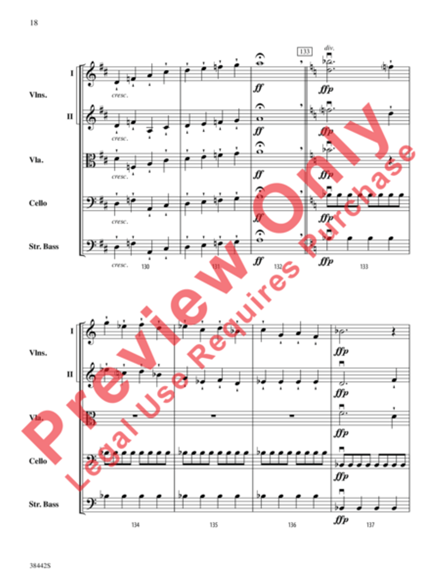 Sonata, Opus 10, No. 3 Sonata, Opus 10, No. 3 String Orchestra scores gallery preview page 19