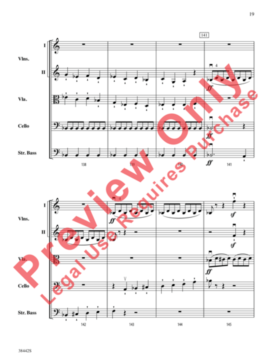 Sonata, Opus 10, No. 3 Sonata, Opus 10, No. 3 String Orchestra scores gallery preview page 20