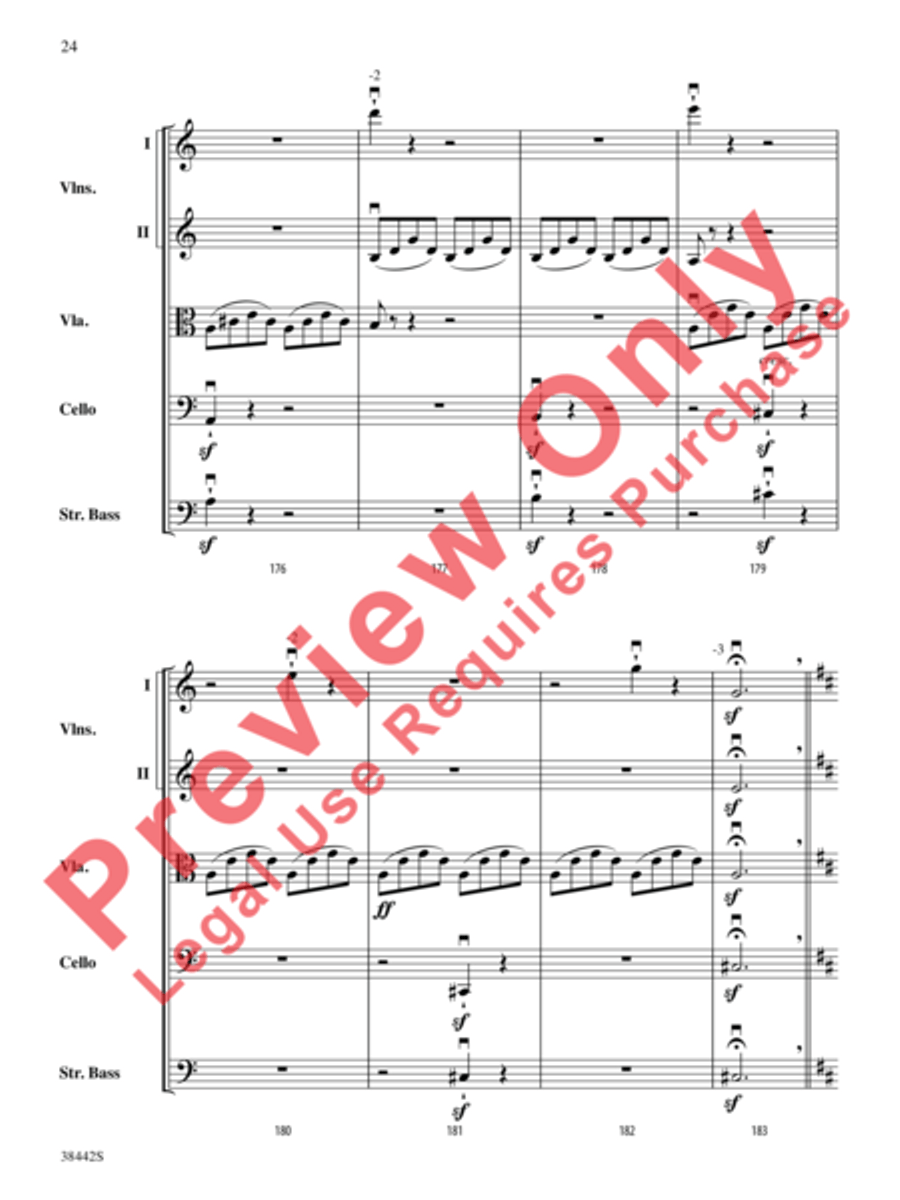 Sonata, Opus 10, No. 3 Sonata, Opus 10, No. 3 String Orchestra scores gallery preview page 25