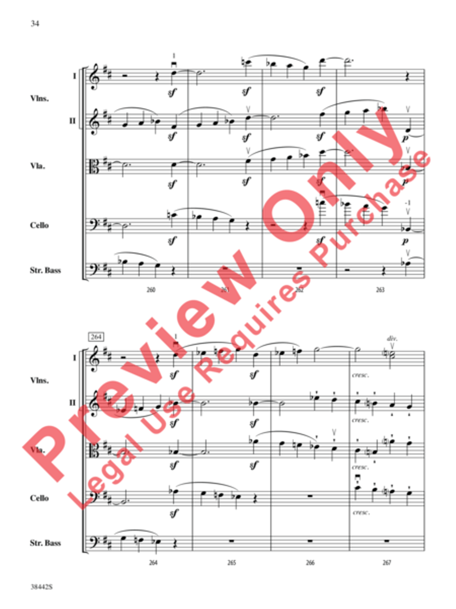 Sonata, Opus 10, No. 3 Sonata, Opus 10, No. 3 String Orchestra scores gallery preview page 35