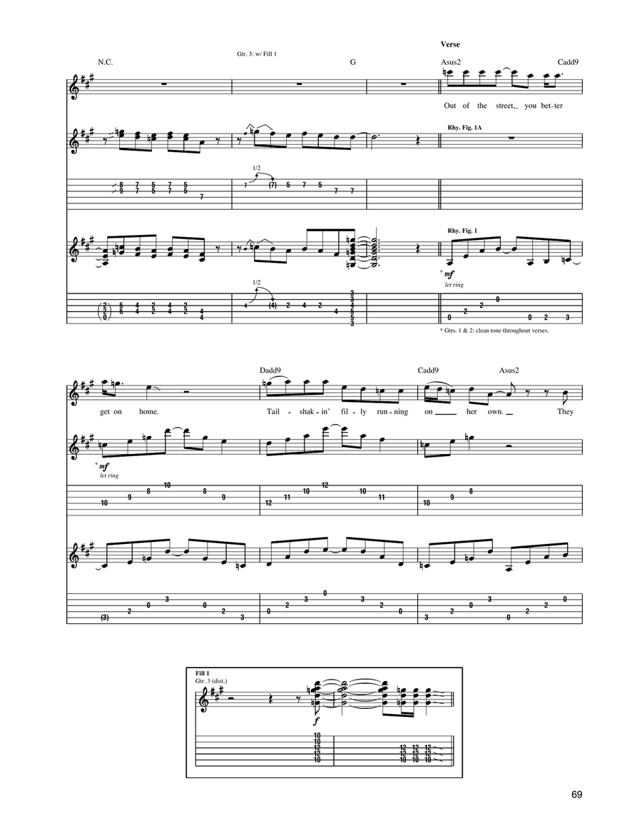 Kick It Out Kick It Out Acoustic Guitar scores gallery preview page 2