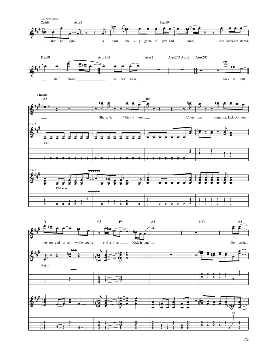 Kick It Out Kick It Out Acoustic Guitar scores gallery preview page 6