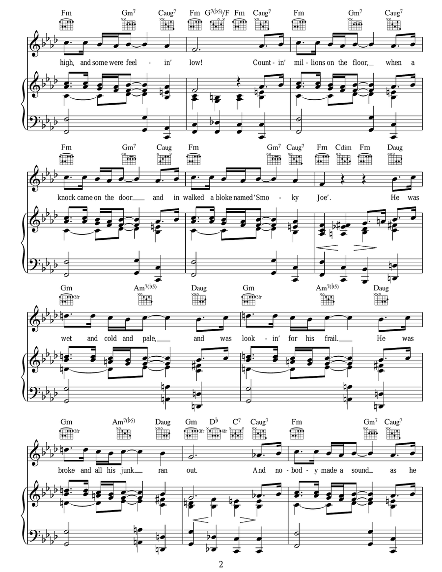 Kicking The Gong Around Kicking The Gong Around Guitar scores gallery preview page 2