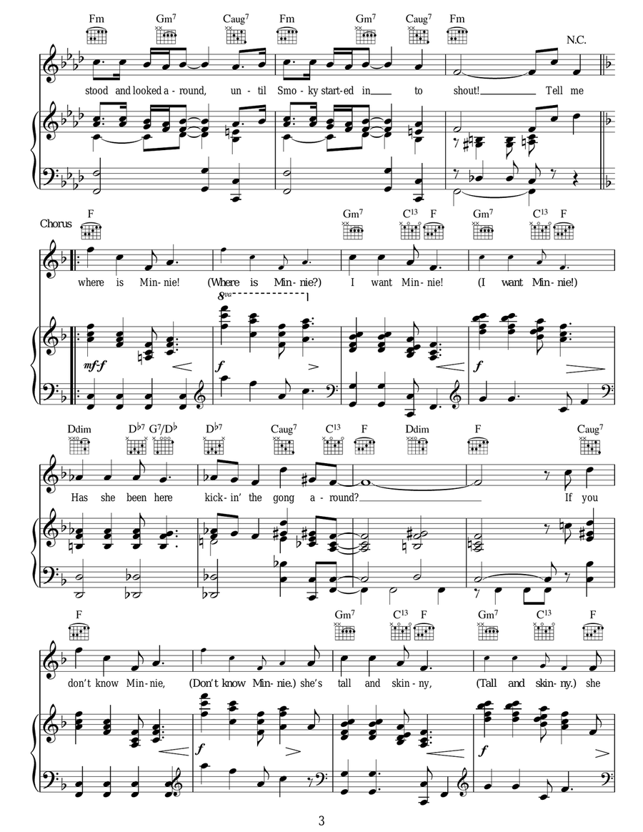 Kicking The Gong Around Kicking The Gong Around Guitar scores gallery preview page 3